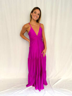 VESTIDO ANA MAGENTA