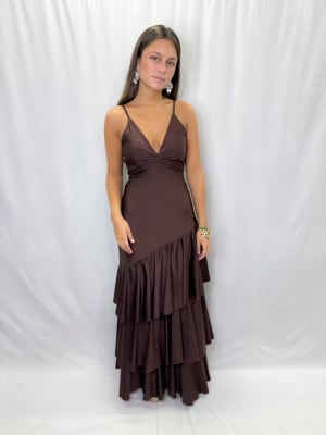 VESTIDO ASUNCION CHOCOLATE