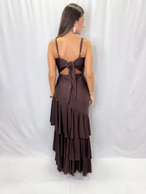 VESTIDO ASUNCION CHOCOLATE