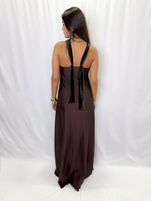 VESTIDO VALENTINA CHOCOLATE