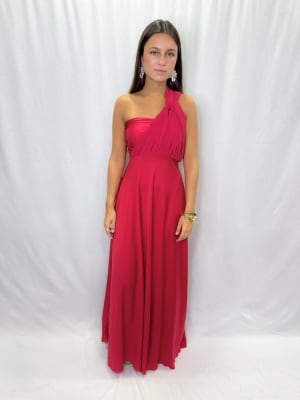 VESTIDO MACARENA ROJO
