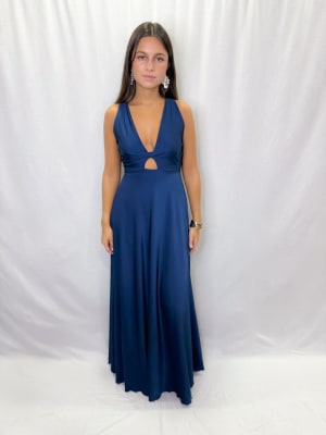 VESTIDO ANTONELLA AZUL MARINO