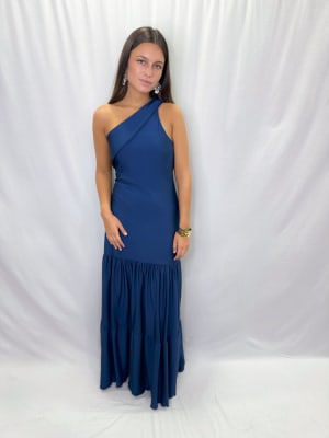 VESTIDO LAURA AZUL MARINO