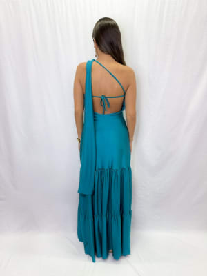 VESTIDO LAURA TURQUESA