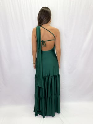 VESTIDO LAURA VERDE BOTELLA