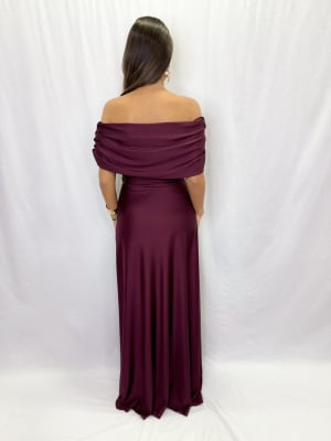 VESTIDO MARTINA BURDEO