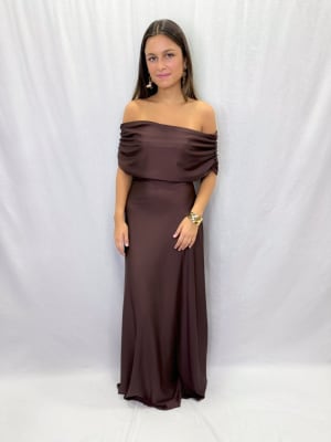 VESTIDO MARTINA CHOCOLATE