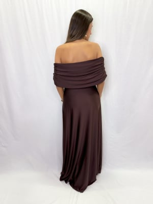 VESTIDO MARTINA CHOCOLATE