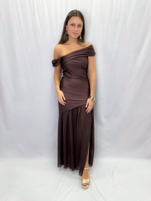 VESTIDO ELENA CHOCOLATE