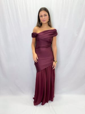 VESTIDO ELENA BURDEO