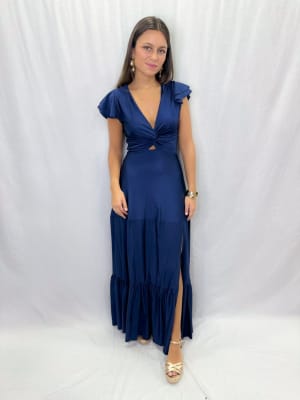VESTIDO AGUSTINA AZUL MARINO