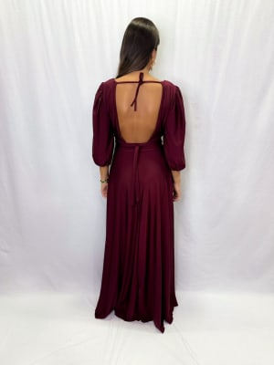 VESTIDO GUADALUPE BURDEO