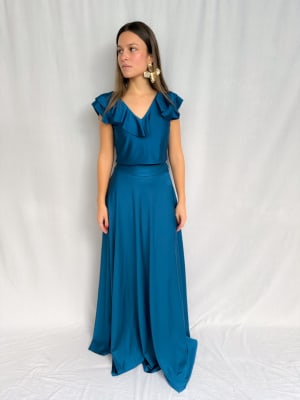 CONJUNTO LUISA AZUL PETROLEO