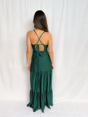 VESTIDO ANA VERDE BOTELLA