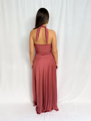 VESTIDO JAVIERA TERRACOTA