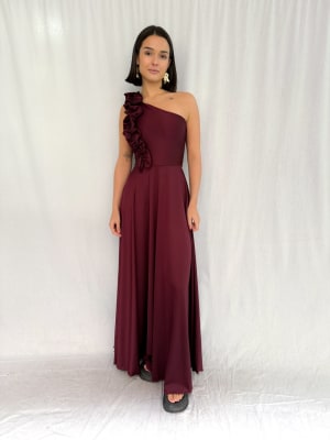 VESTIDO VICENTA BURDEO