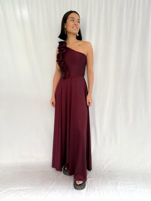 VESTIDO VICENTA BURDEO