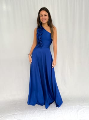 VESTIDO VICENTA AZUL REY