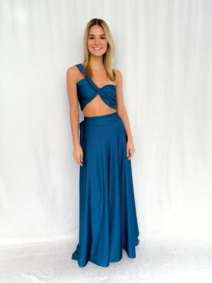 CONJUNTO FLORENCIA AZUL PETROLEO