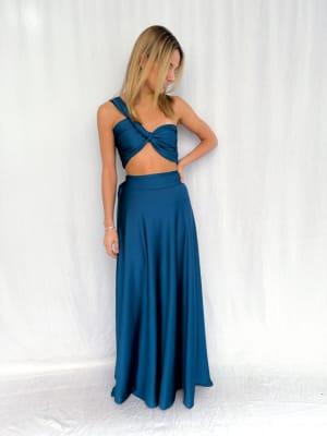CONJUNTO FLORENCIA AZUL PETROLEO