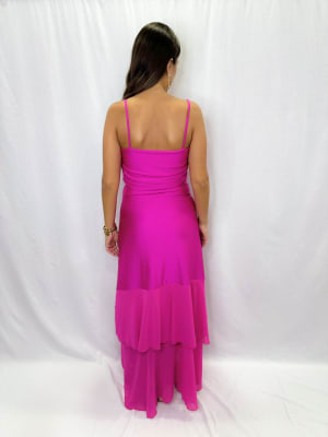 VESTIDO ROSARIO FUCSIA
