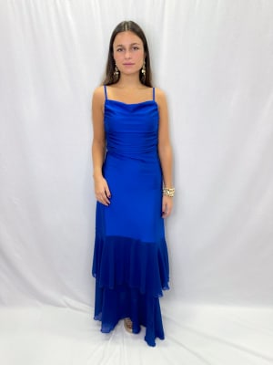 VESTIDO ROSARIO AZUL REY
