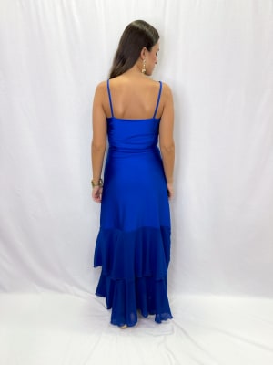 VESTIDO ROSARIO AZUL REY