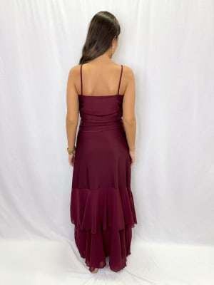VESTIDO ROSARIO BURDEO