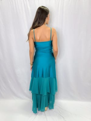 VESTIDO ROSARIO TURQUESA
