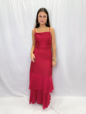 VESTIDO ROSARIO ROJO