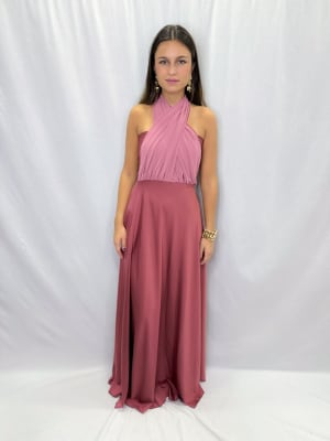 VESTIDO MACARENA TERRACOTA