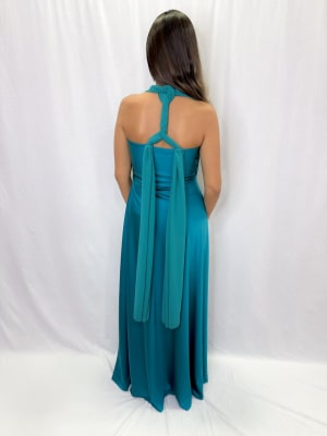 VESTIDO MACARENA TURQUESA