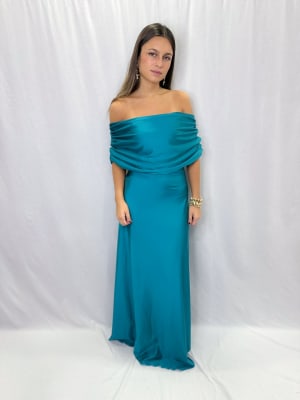 VESTIDO MARTINA TURQUESA
