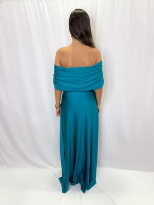 VESTIDO MARTINA TURQUESA