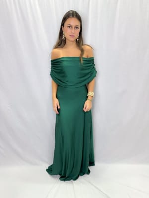 VESTIDO MARTINA VERDE BOTELLA