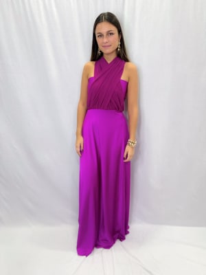 VESTIDO MACARENA MAGENTA