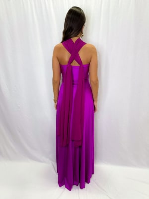 VESTIDO MACARENA MAGENTA