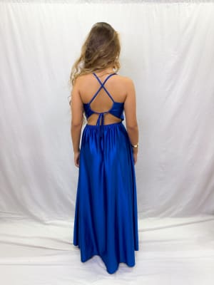 VESTIDO ROSA AZUL REY