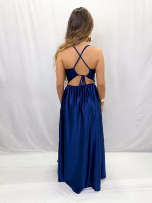 VESTIDO ROSA AZUL FRANCIA