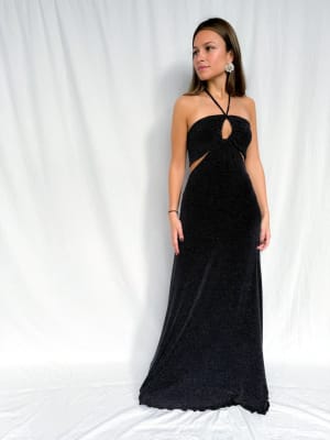 VESTIDO MARIANA NEGRO BRILLO1