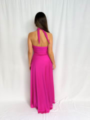 VESTIDO JAVIERA FUCSIA