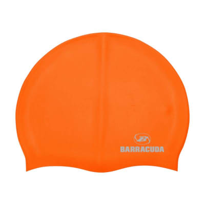 GORRA NATACIÓN BARRACUDA SILICONA NARANJA