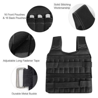 CHALECO PESO 10 KG REMOVIBLE