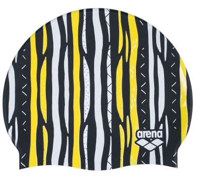 GORRA NATACIÓN ARENA SILICONA STRIPES