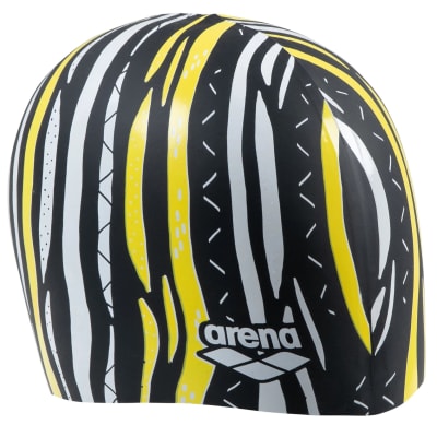 GORRA NATACIÓN ARENA SILICONA STRIPES