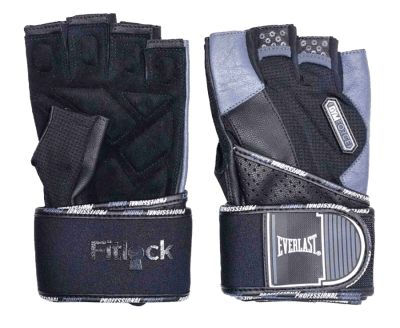 GUANTE FITNESS EVERLAST PRO GRIS