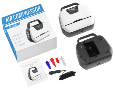 COMPRESOR DE AIRE ELÉCTRICO PORTÁTIL 220V/12V