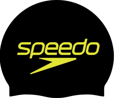 GORRA NATACIÓN SPEEDO SLOGAN PRINTED NEGRO