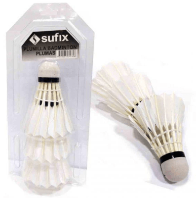 PLUMILLAS BADMINTON SUFIX S4 3 UNID