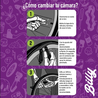 CÁMARA BICICLETA BILLY 26X2.10/2.30